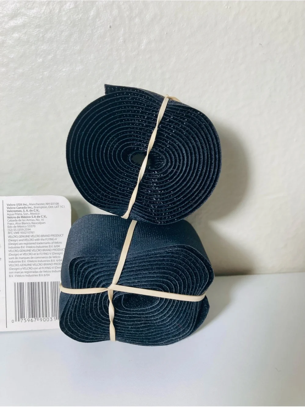 VELCRO Sew-On and 2 Long Velcro Strips (1 Soft, 1 Hard)